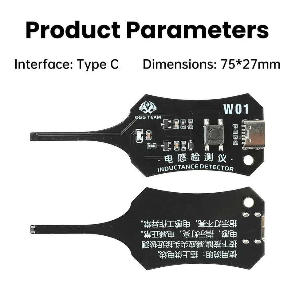 Universal Inductance Tester W01 Inductor Detectors With Compactly Construction