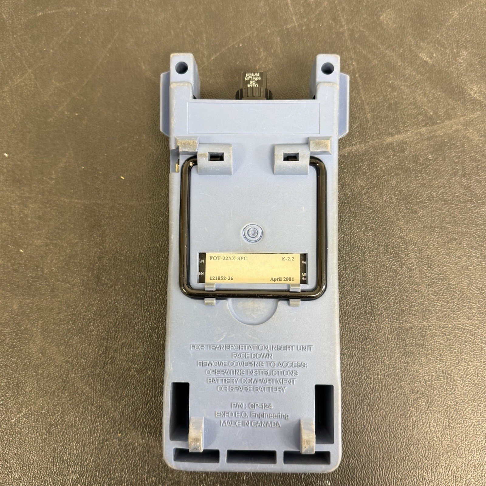 EXFO Engineering Fiber Optic Tester Technology FOT-20A EXFO FOA-54 SC Adapter