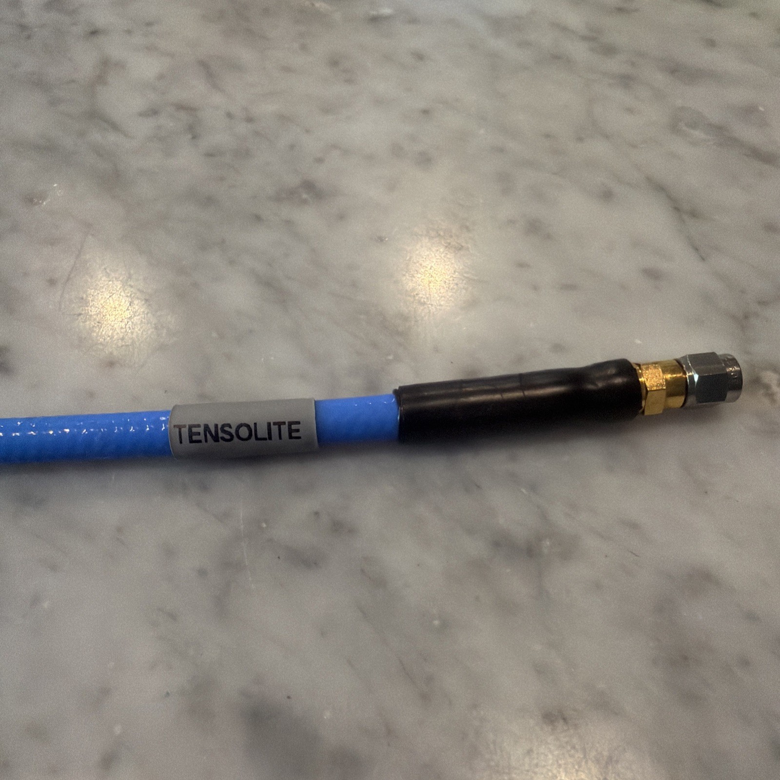 1A- Tensolite 12” Cable Assembly SMA M-M Heavy Duty Semi Rigid High Frequency