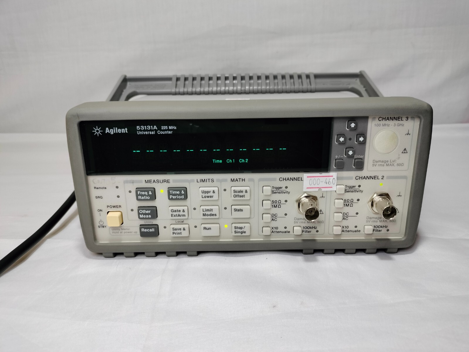 HP Agilent 53131A 225 MHz Universal Counter 170 VA Max S/N: MY40014345