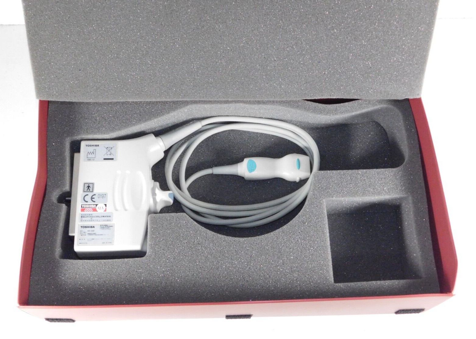 Toshiba PST-25AT 2.5 MHz Phased Array Transducer Probe Unit in Box Case Japan