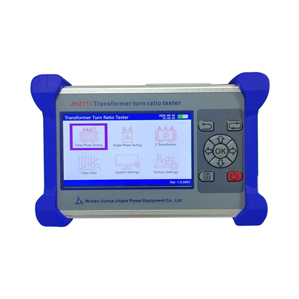 Fast Testing AC100-240V English/Spanish CT/PT Transformer Turns Ratio TTR Tester