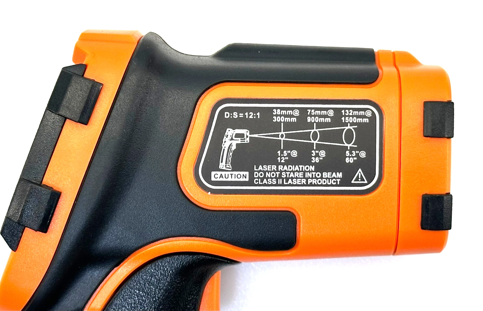 KIZEN Infrared Thermometer LaserPro LP300 Handheld Temperature Gun Orange