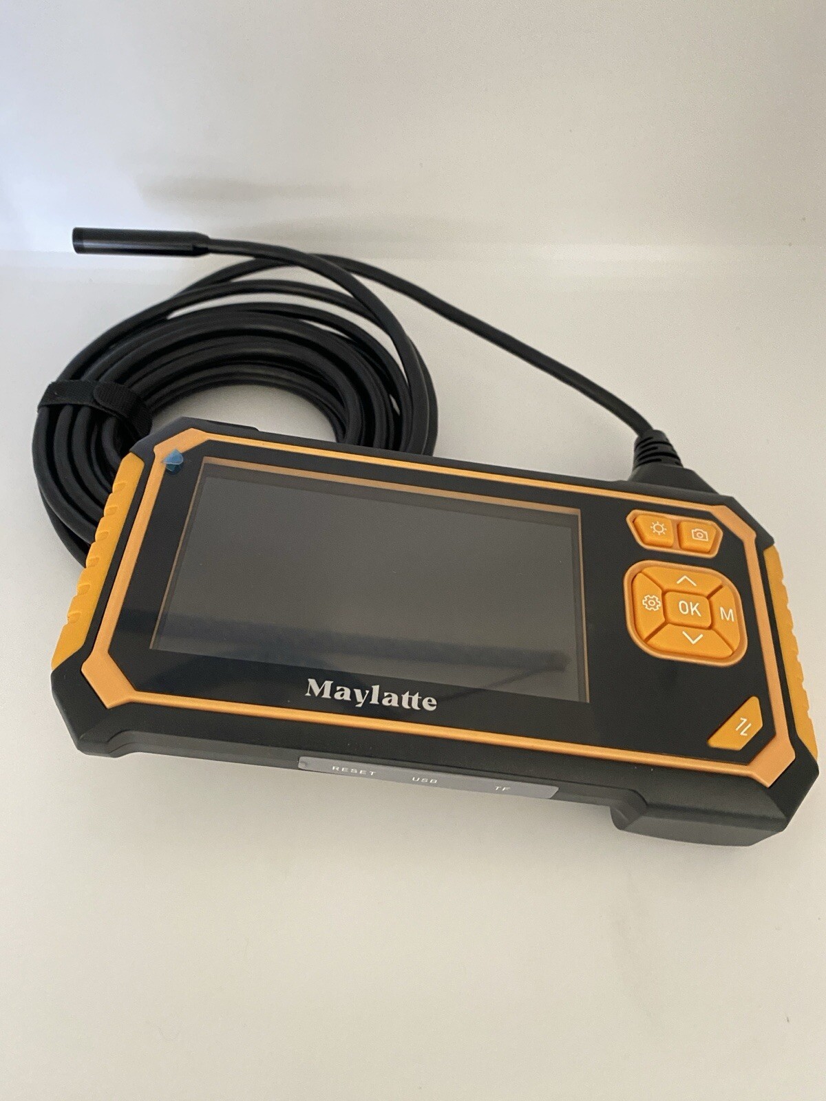 4.3-inch LCD Color Endoscope, 8mm 1080P Waterproof Inspection Camera，16.5 ft