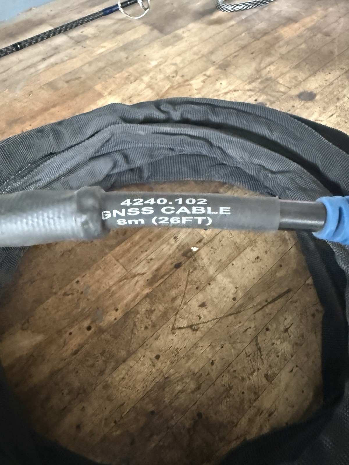 Carlson GPS Cable, Hydraulic Protected Exterior, TNC/TNC, BLUE, 8m (26 Foot)