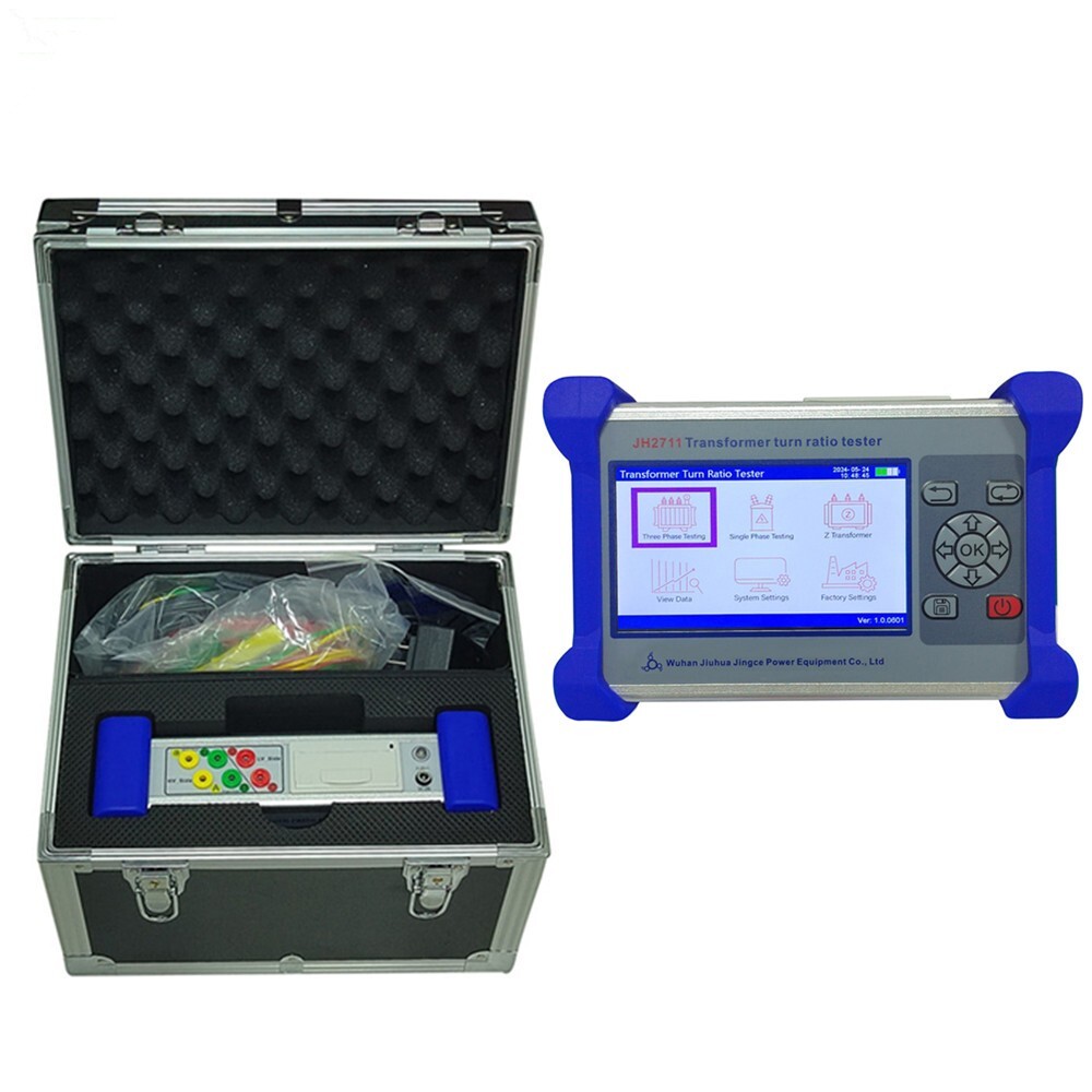 English/Spanish Handy Transformer Ratio Tester 3 Phase Turns Ratio Group Meter