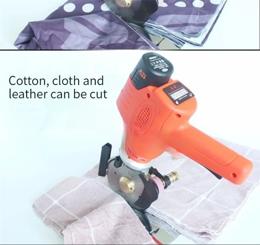Electric Scissors Cutting Cloth Machine Electric Round Scissors Rechargeable