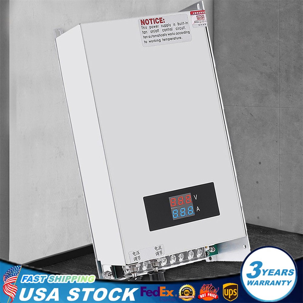Adjustable Switching Power Supply AC DC 1000W 48V 20A Voltage Current Power New