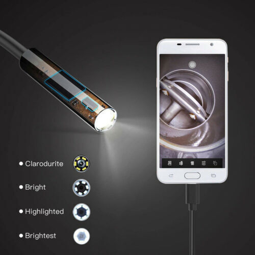 6LED USB Snake Endoscope Borescope HD Inspection Camera Scope for Android Type C