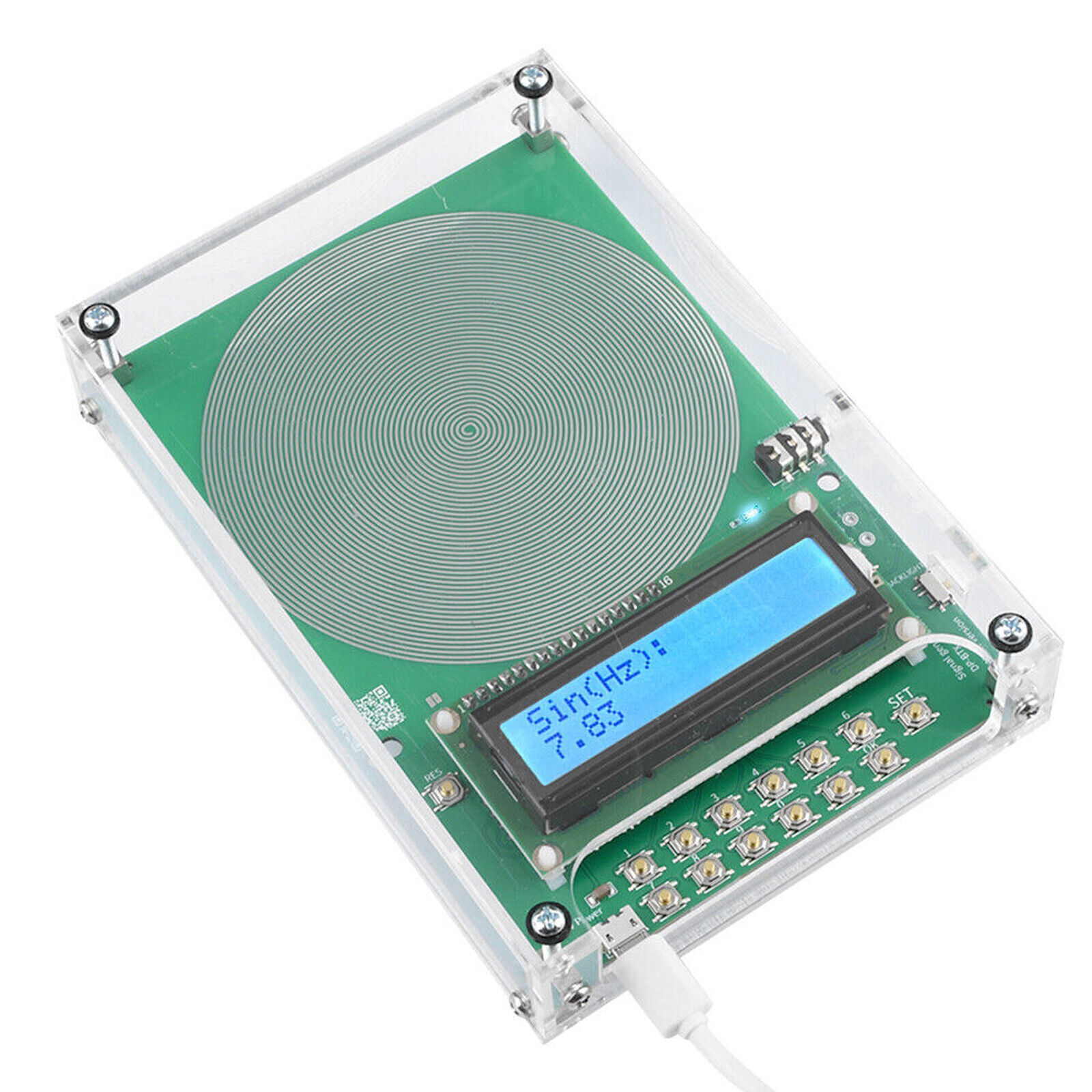 ADJUSTABLE FM Schumann Wave Generator Pulse Sine Frequency 7.83Hz 0.01Hz~30000Hz