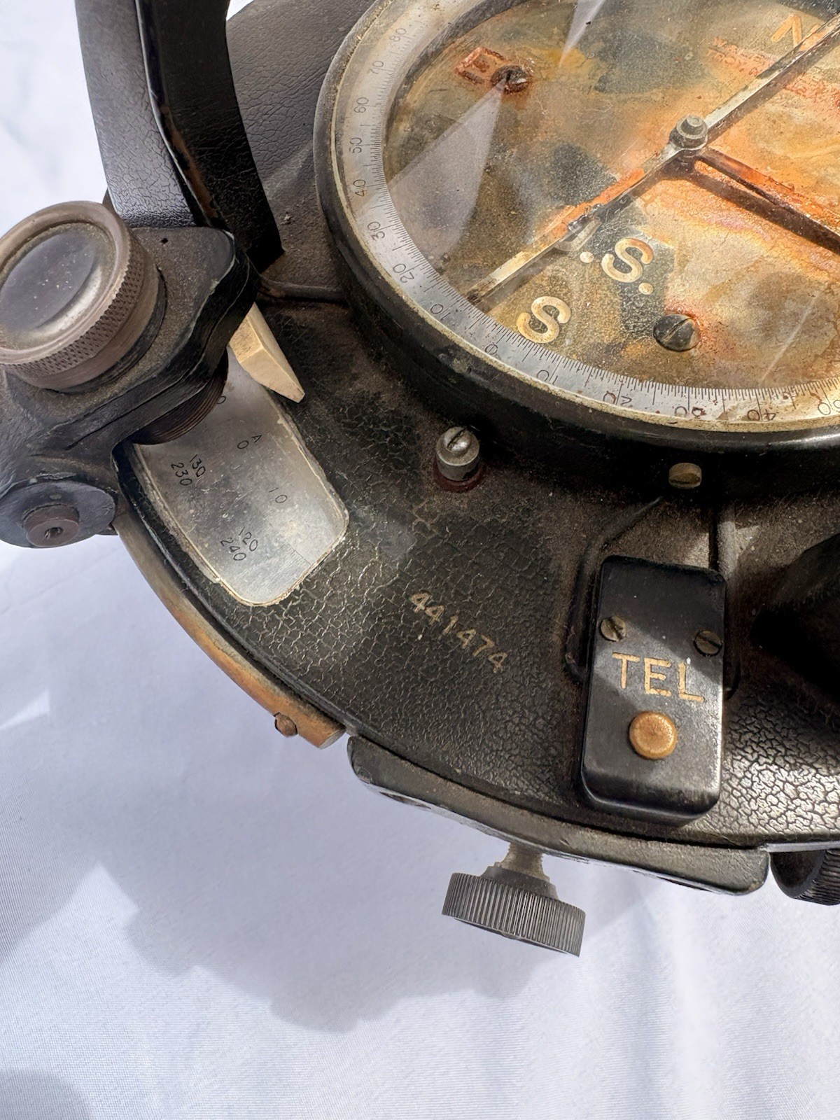 Vintage W. & L. E. Gurley Surveyor Transit Theodolite Troy NY Serial 441474