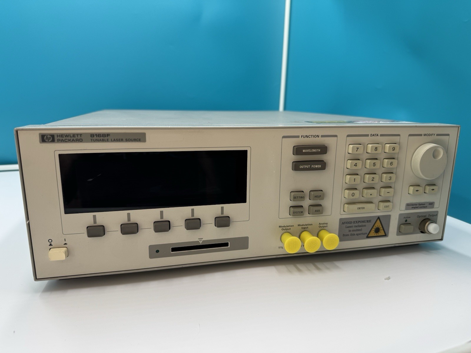 Keysight Agilent HP 8168F Tunable Laser Source 1450nm to 1590nm Unlocked