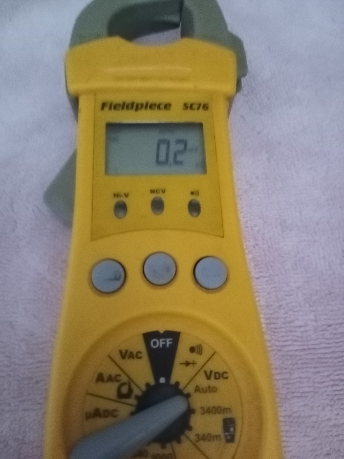 Fieldpiece SC76 HVAC/R Clamp Meter Temperature & Capacitance Tested