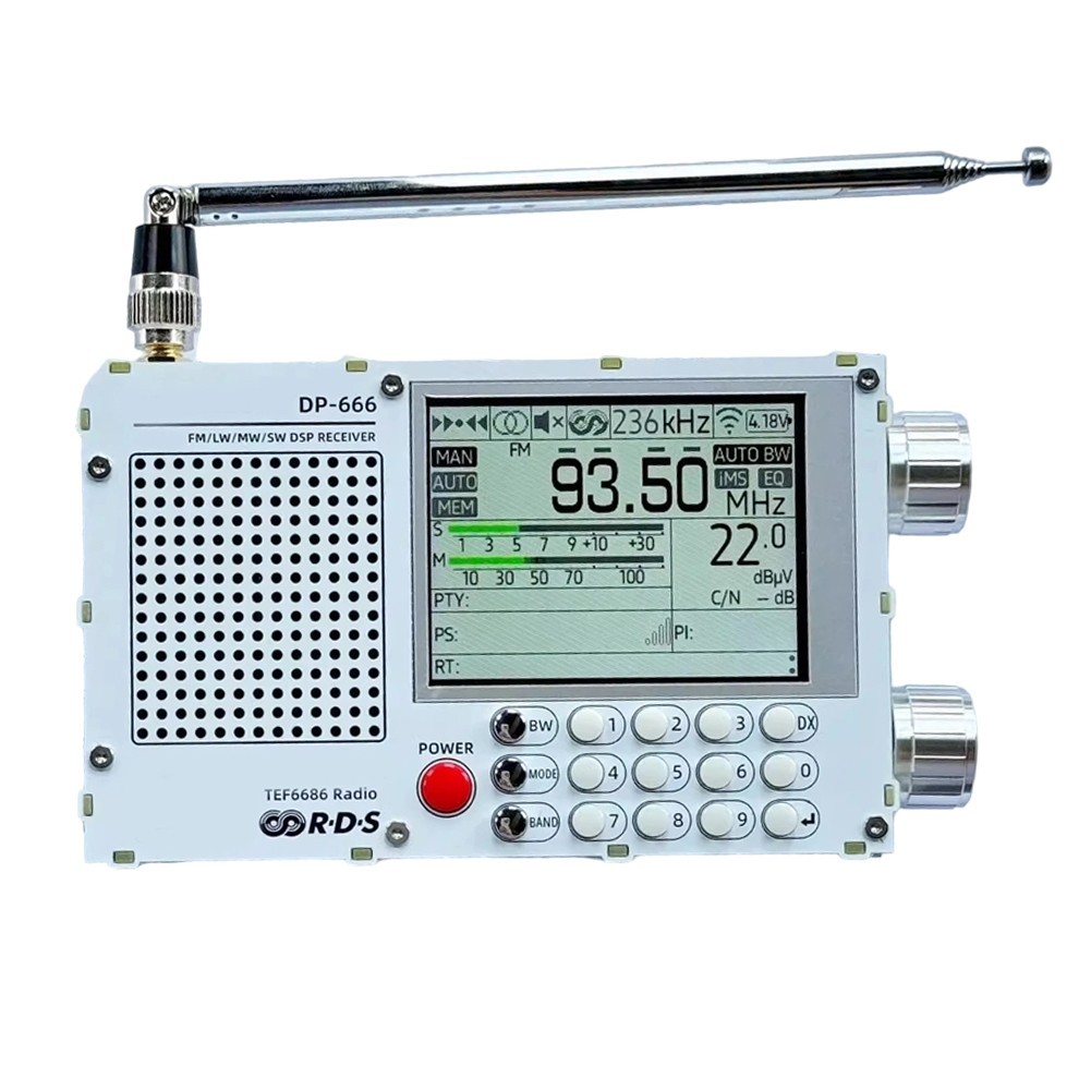 for fm AM Shortwave Radio DP666 with Touchscreen and Multi Language Support