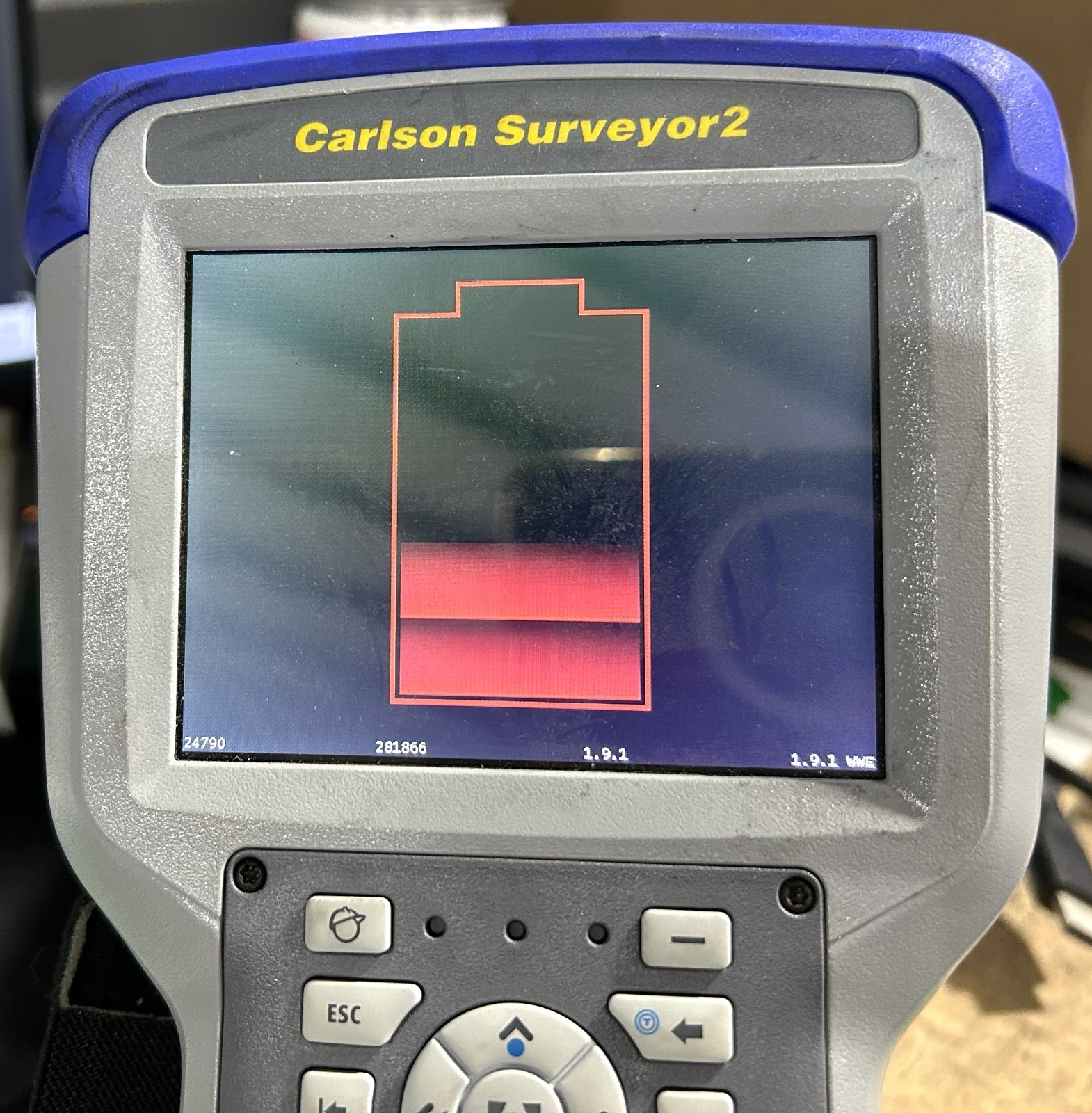 Carlson Surveyor2 Data Collector Controller Land Surveyor Power Tested