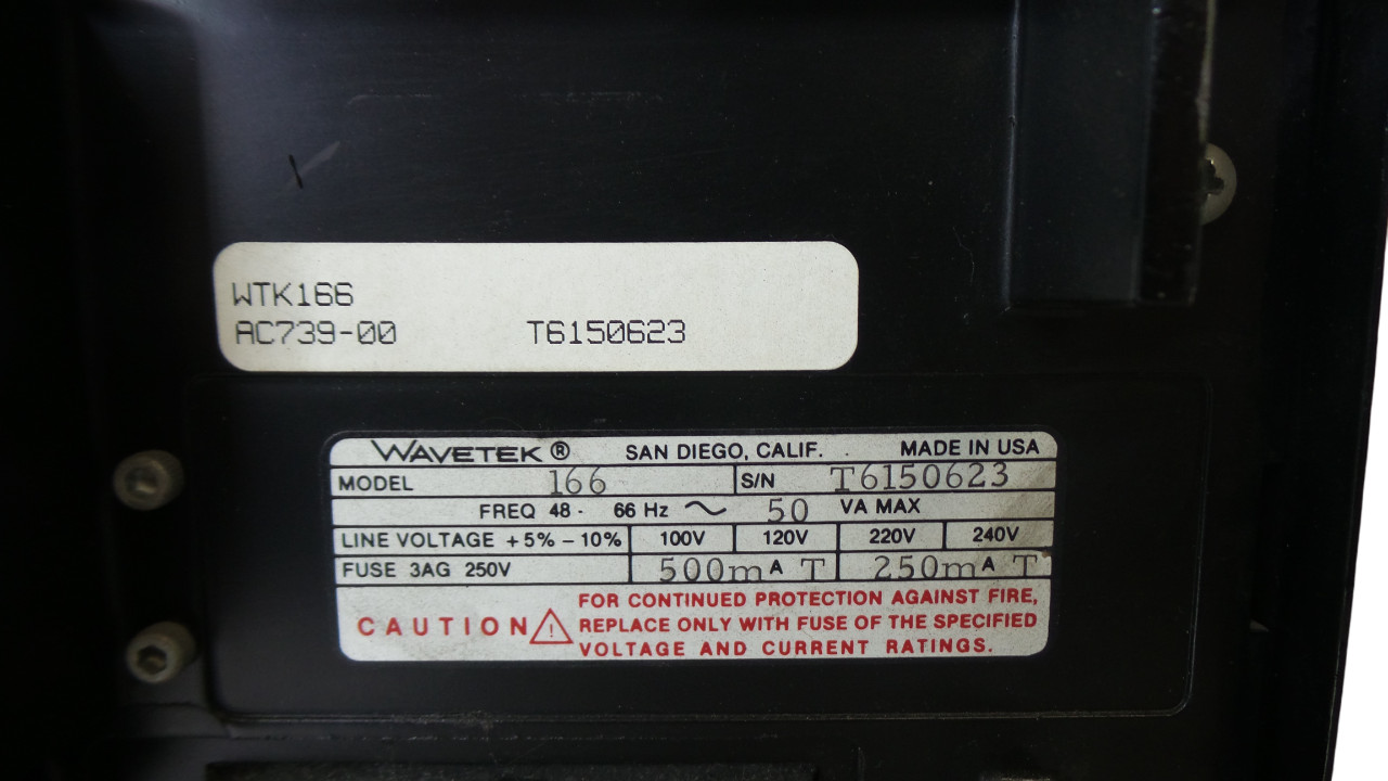 Wavetek 166 Pulse/Function Generator 50 MHz – Free Shipping