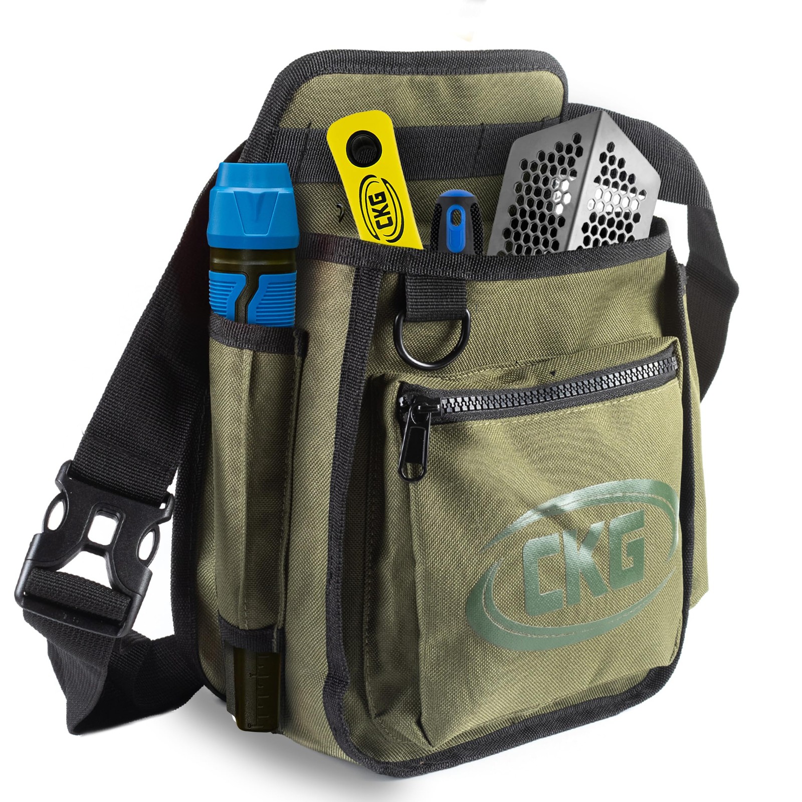 Metal Detecting Finds Bag Waist Digger Pouch Tools Bag for Pinpointer, Metal …