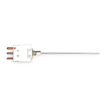 Tempco Rtd00610 Rtd Probe, 100 Ohm, Length 12 In, 500 F