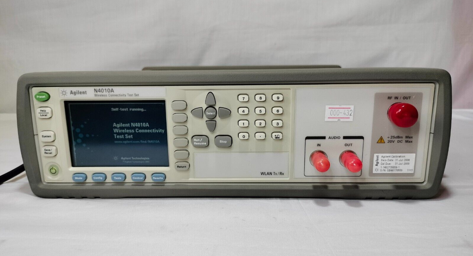 HP Agilent N4010A Wireless Connectivity S/N:GB46170559 Made in Malaysia