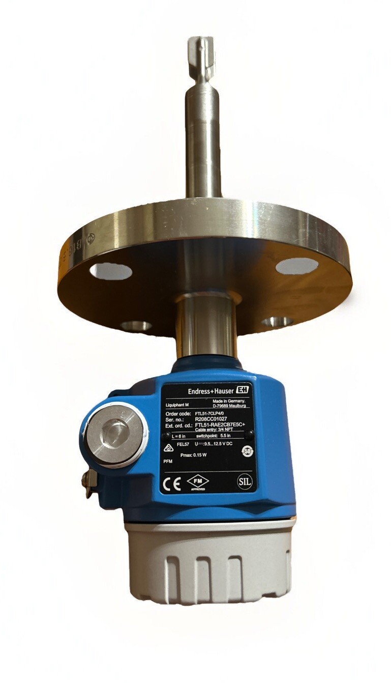 ENDRESS HAUSER FTL51-RAE2CB7E5CKGKR LEVEL LIMIT SWITCH LIQUIPHANT 6”. EB