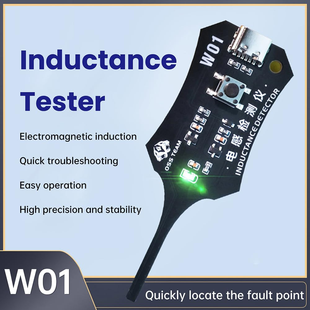 Portable Mini Inductor Tester, Type-C Powered High Precision Mainboard Coil Test