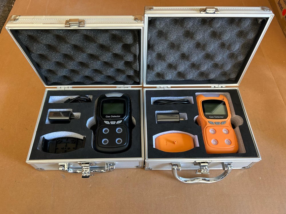 Voice Type PLT840 Orange Multifunctional Gas Detector