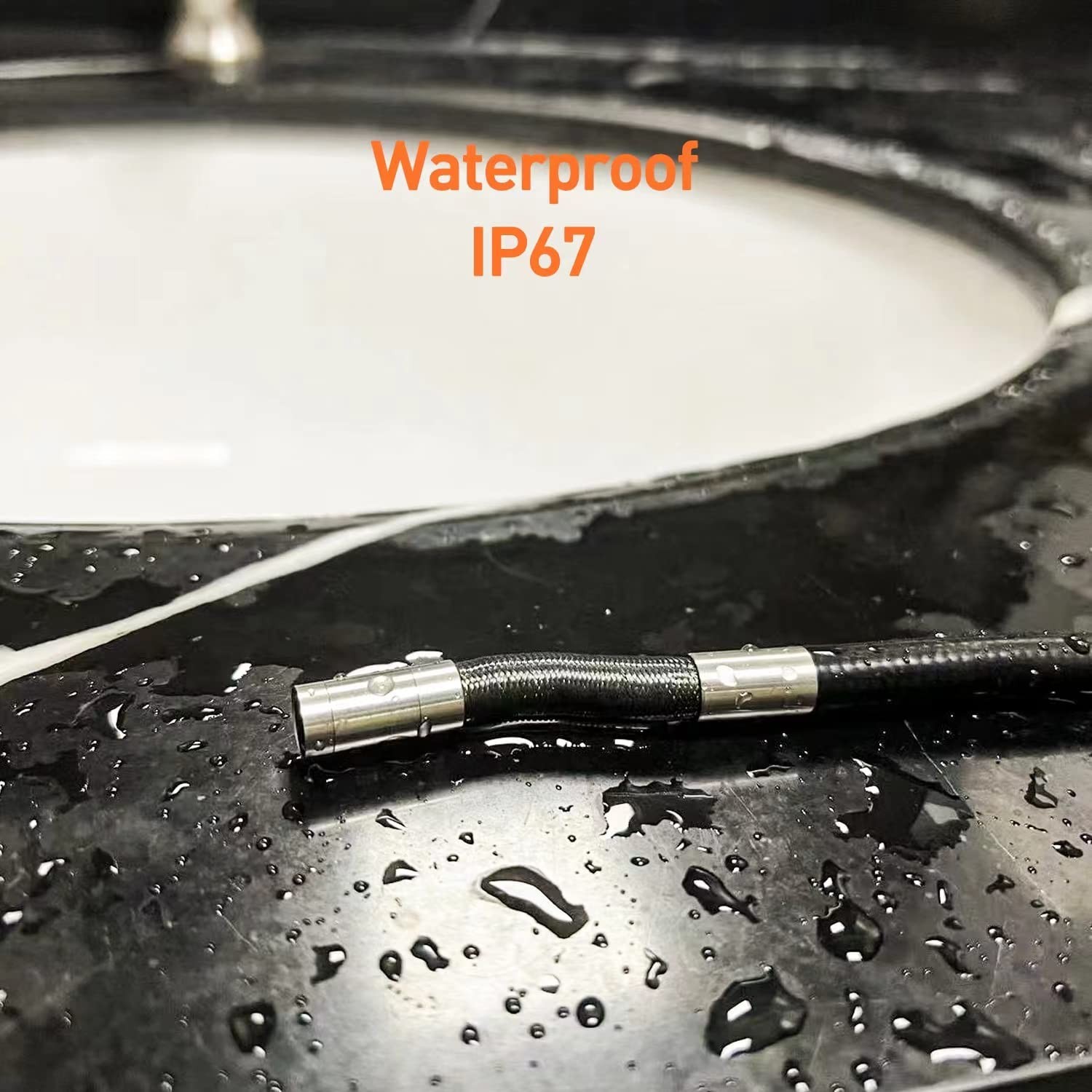 Two-Way Articulating Borescope with Light, 1080P Industrial Endoscope Inspect…