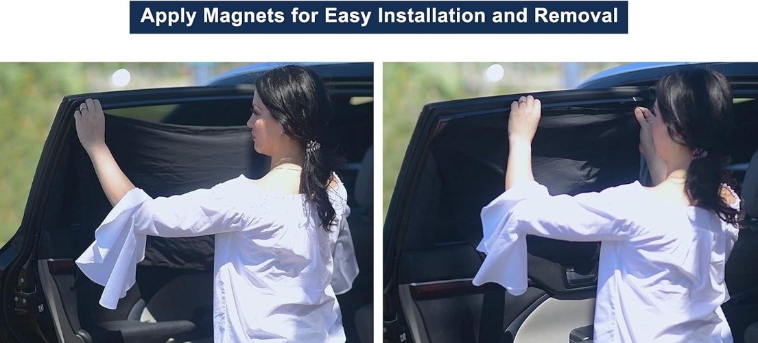 Rectangular Shaped Car Rear Side Window Sun Shade SUV Side Window Shade Cover