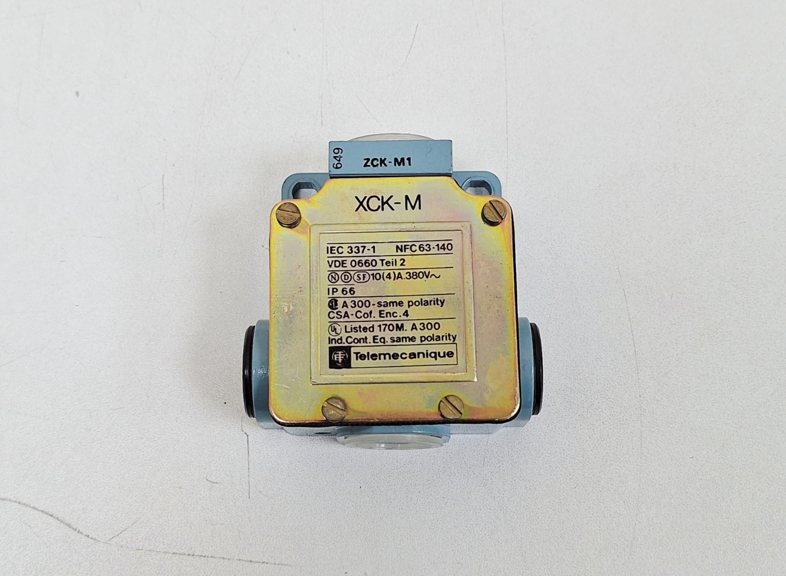 Telemecanique XCK-M / ZCK-M1 Limit Switch Head 380VAC 10(4)A