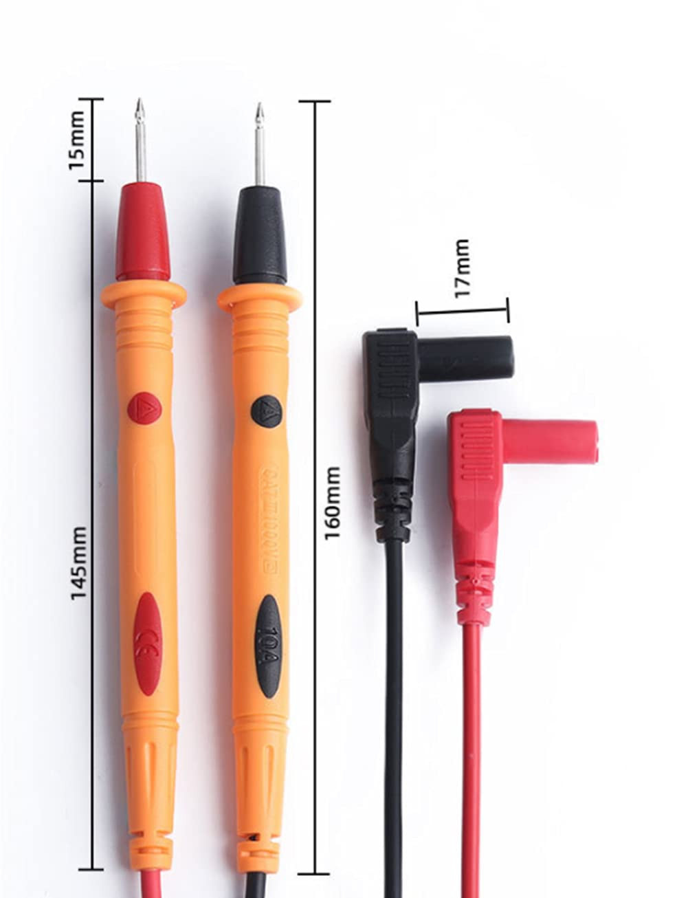 Multimeter, Precision Sharp Lead 1000V 20A Digital Multi Meter Clamp Tester Prob