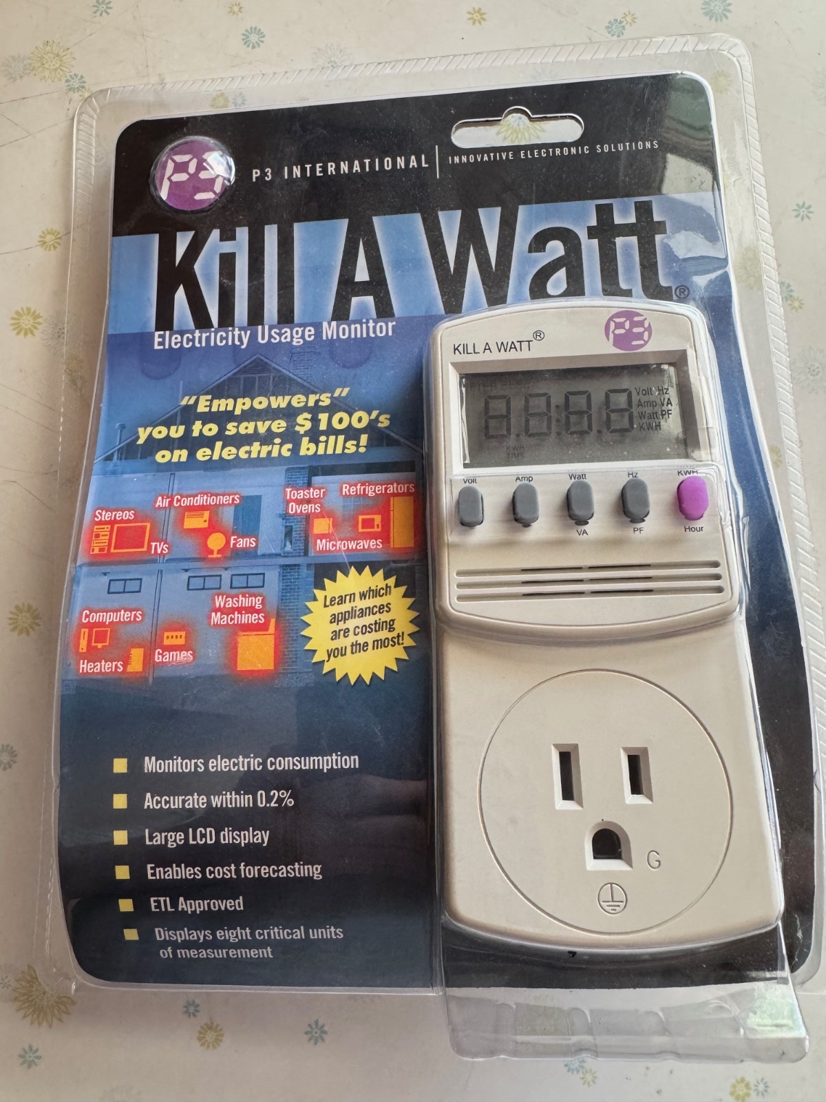Kill A Watt P4400.01 Electricity Usage Monitor – New Sealed