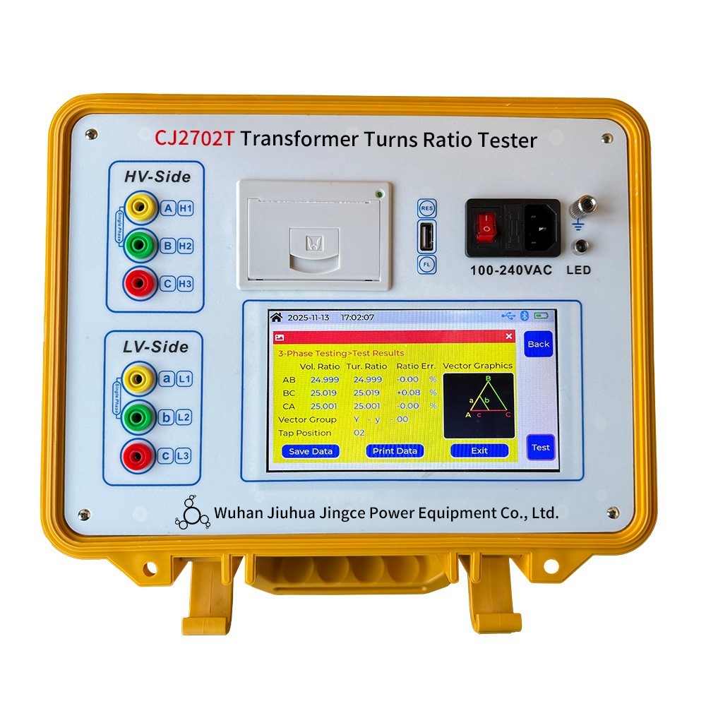JH2702T Transformer Turns Ratio Tester With English/Spanish/French/Portuguese