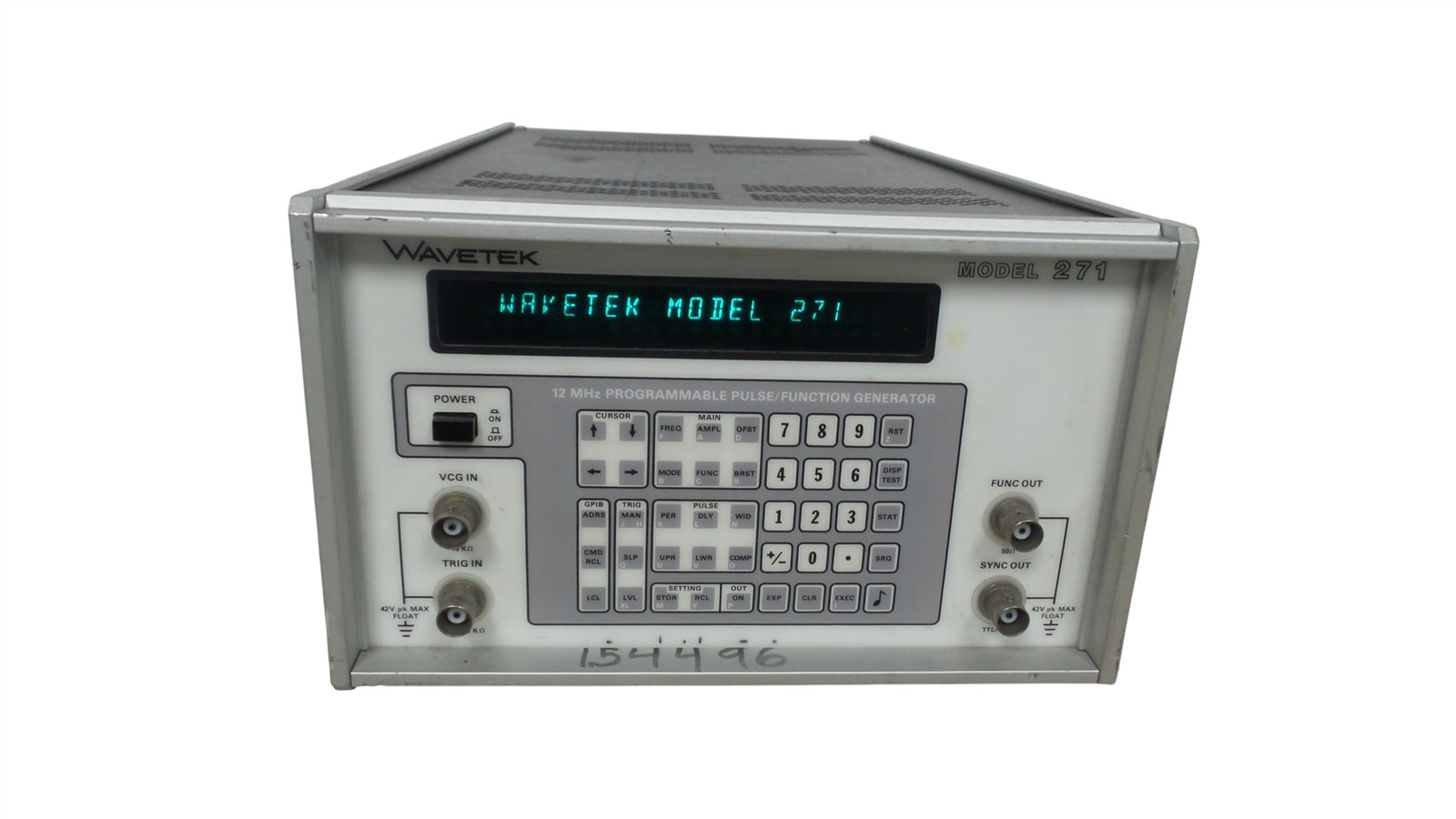 Wavetek 271 Programmable Pulse Function Generator – Free Shipping