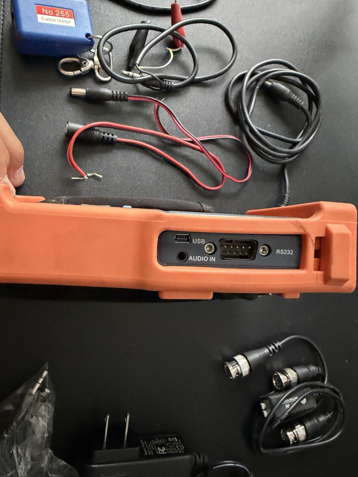 DT-N91 CCTV Tester 3.5in LCD PTZ Control Cable Tester CVBS BNC Color Bars