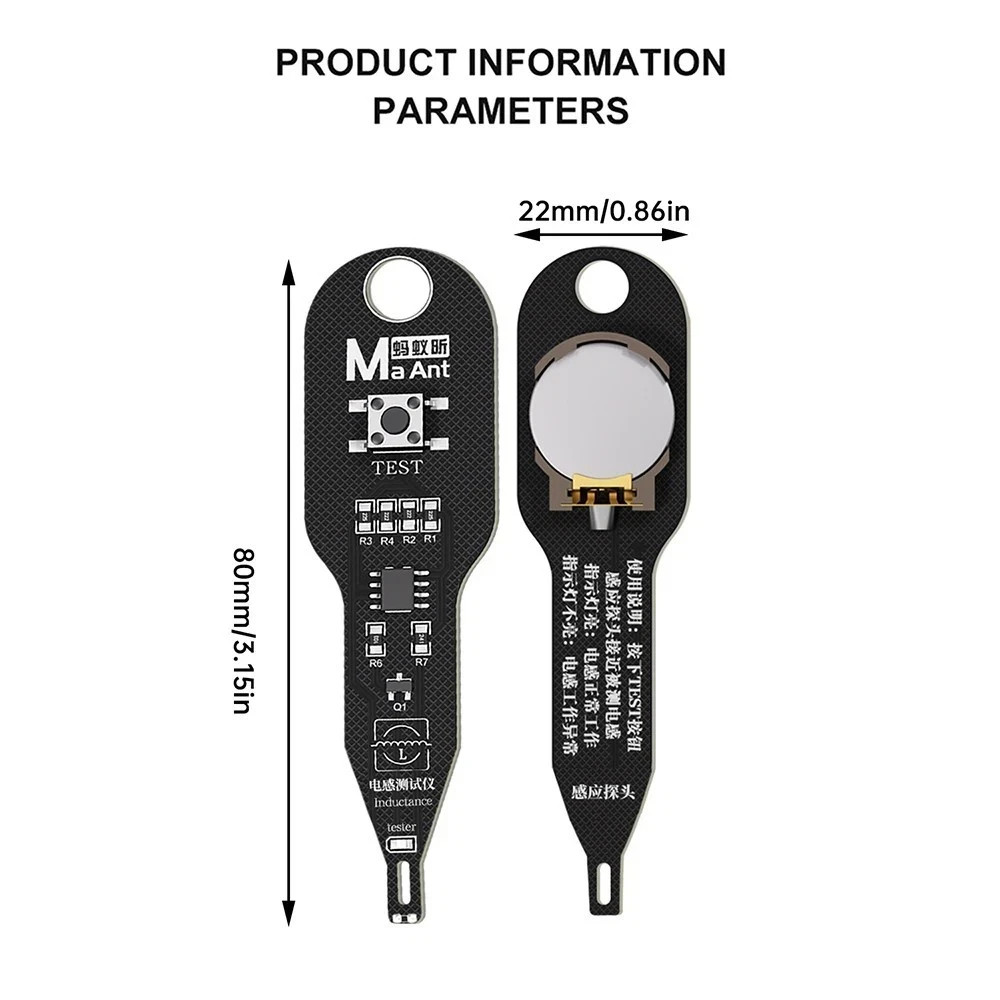 M093 Inductance Tester Motherboard Coil Tester Inductor Detector Repair Tool SP*