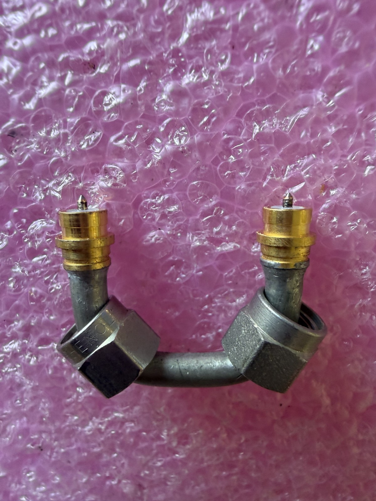AMPHENOL RF SEMI-RIGID SMA MALE COAXIAL JUMPER CABLE ASSEMBLY ***LOT of 4***