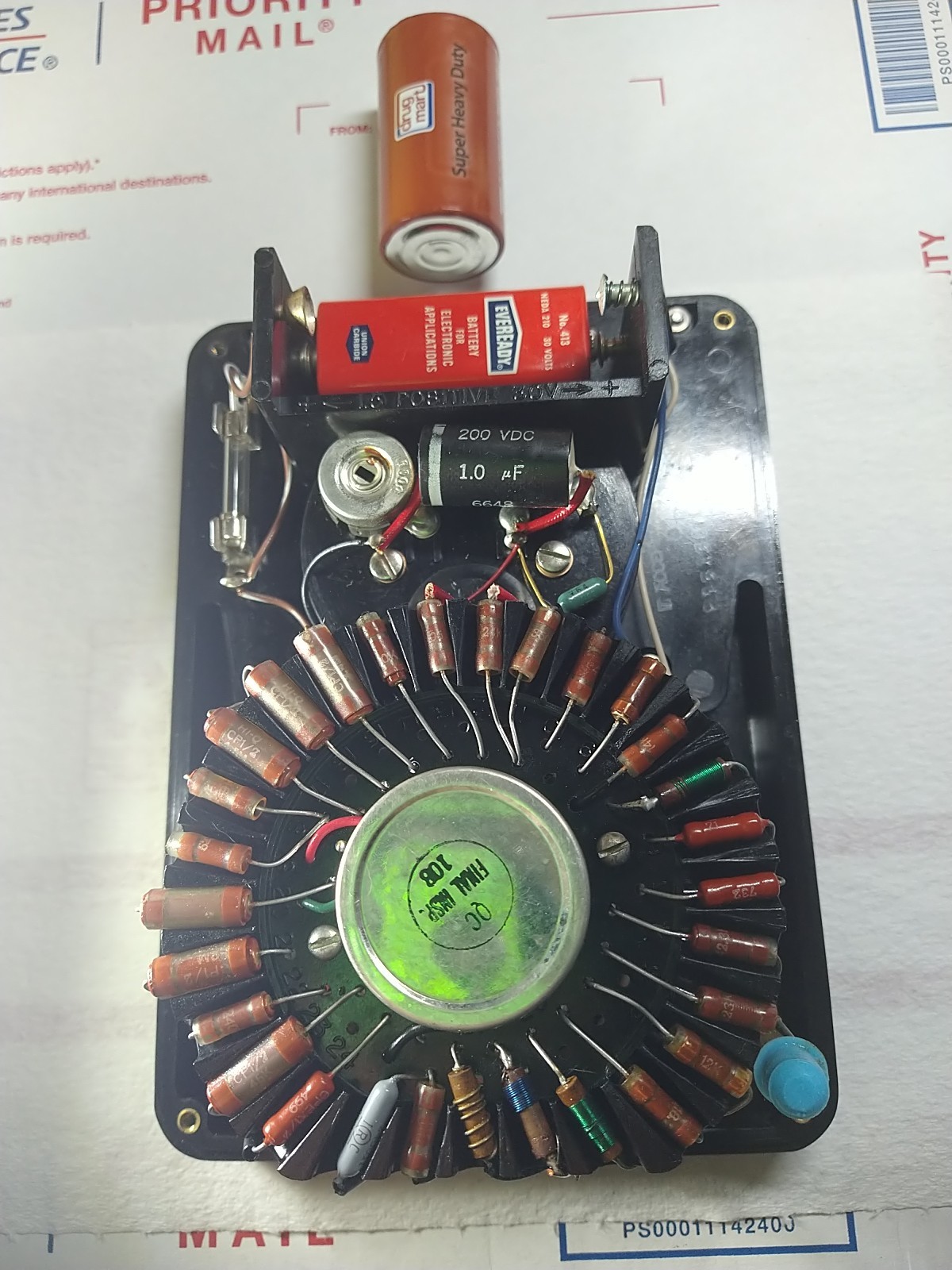 TRIPLETT VOLT OHMS METER 630-NA NEVER USE FOR COLLECTORS PEOPLE WITH ORIGINAL BO