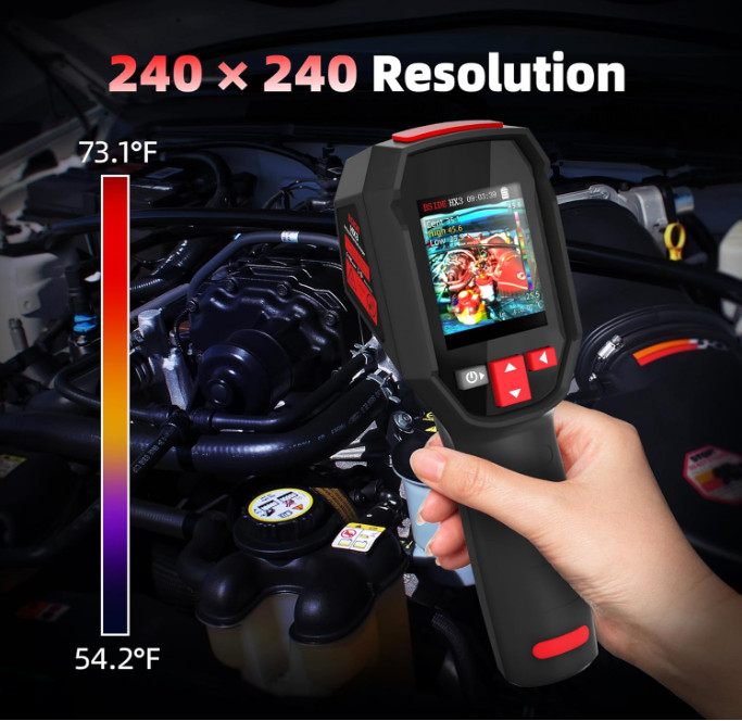 Thermal Imaging Camera 240×240 IR Handheld for HVAC Home Inspection -4°F-1022°F