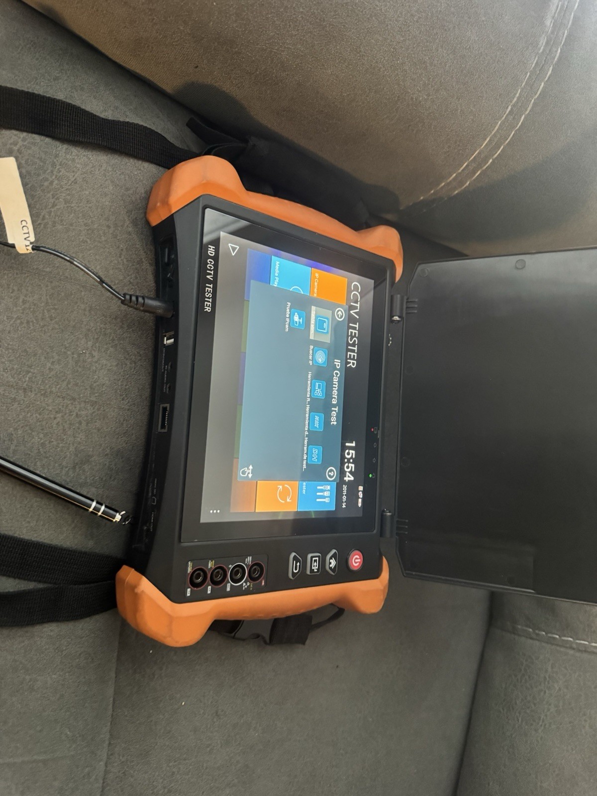 HD CCTV Tester 8″ Touchscreen 2048×1536 IP HDMI TVI AHD CVI CVBS PTZ Cable