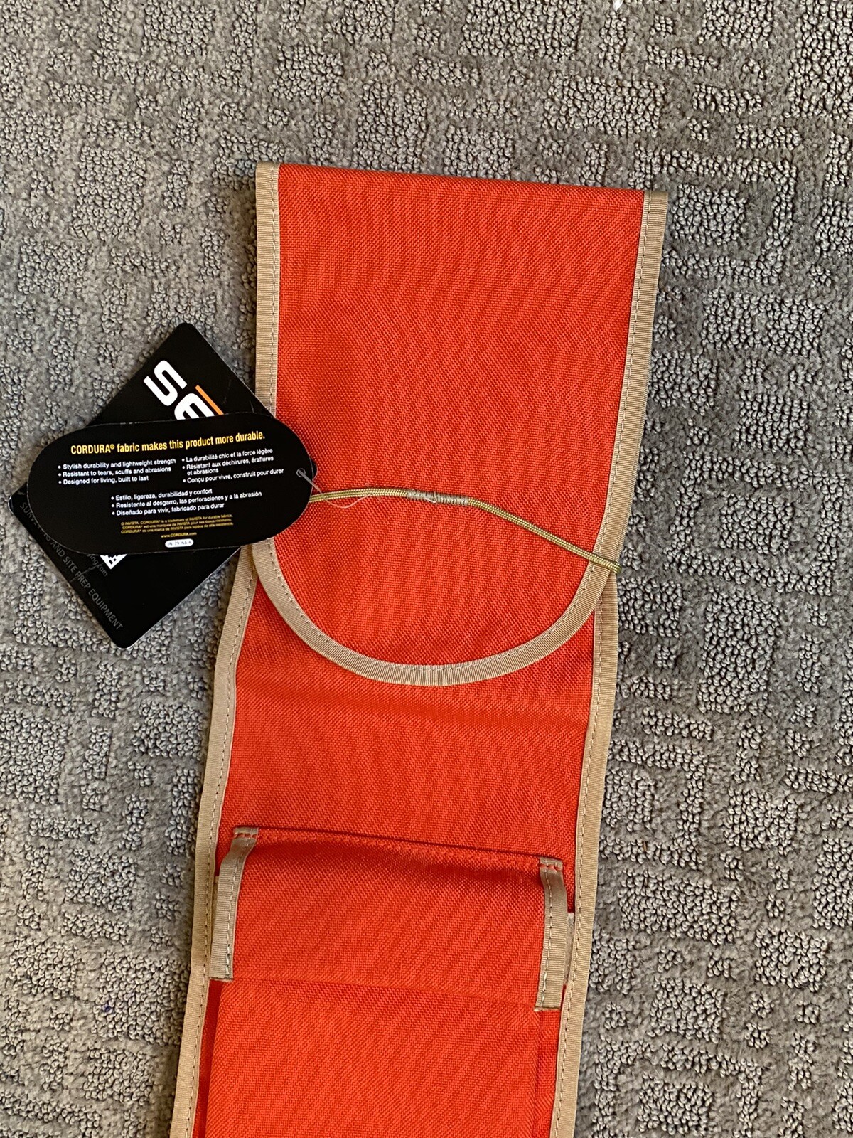 Seco GPS Rover Rod Carrying Case Orange 8162-00-ORG NEW