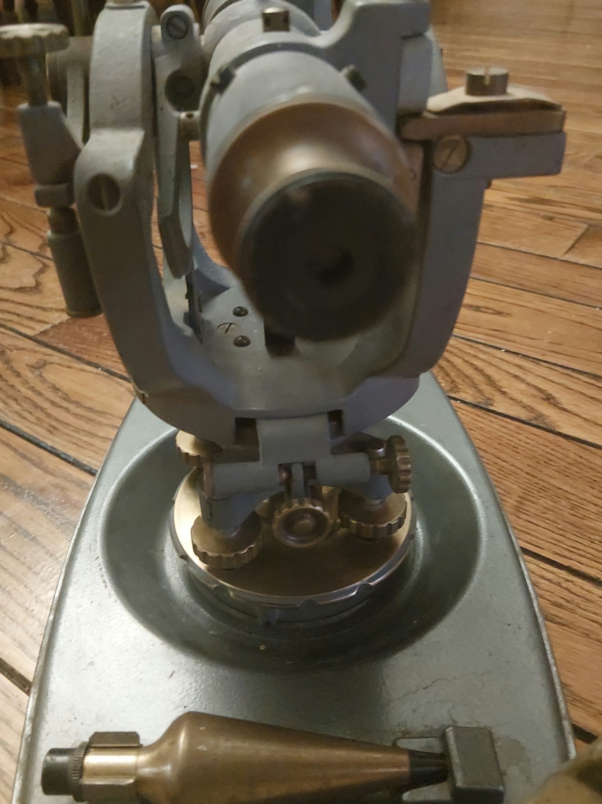 1960s VINTAGE DAVID WHITE INSTRUMENTS LAND SURVEYOR TRANSIT KIT w/ CASE