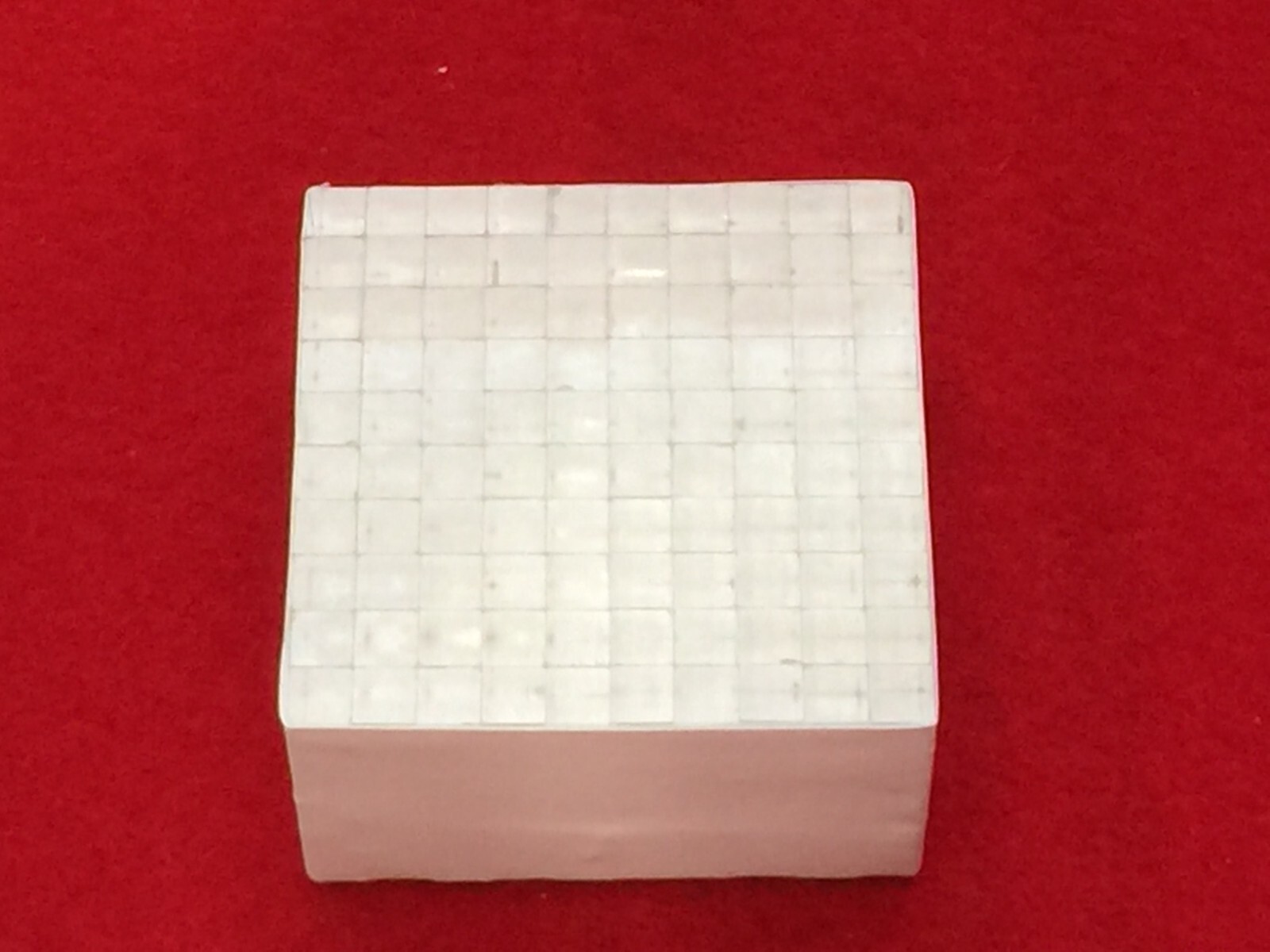 LYSO 10X10 Crystal Pixel Array (100 pcs) Hi-Energy Gamma Radiation Scintillator