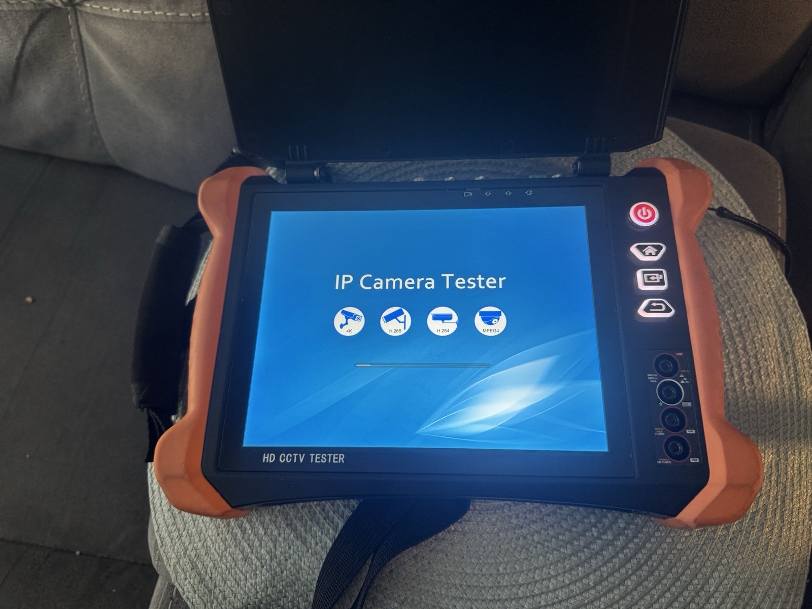 HD CCTV Tester 8″ Touchscreen 2048×1536 IP HDMI TVI AHD CVI CVBS PTZ Cable