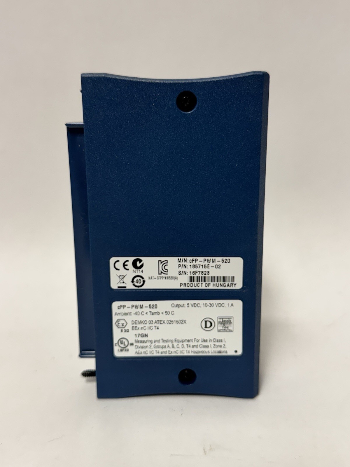 National Instruments cFP – PWM – 520, P/N: 185715E – 02
