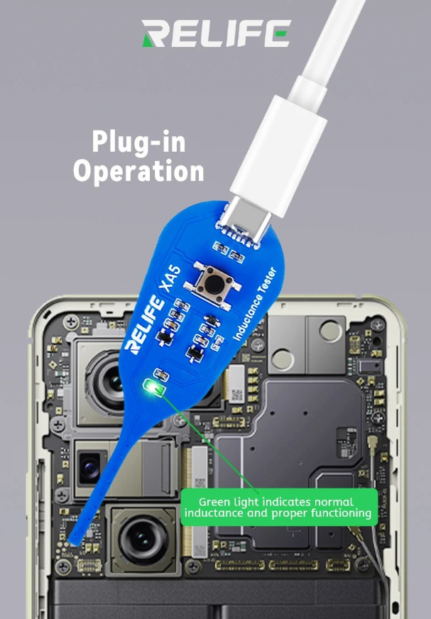 1pc Blue Non Contact Inductance Tester PCB Repair Diagnostic Tool – NEW