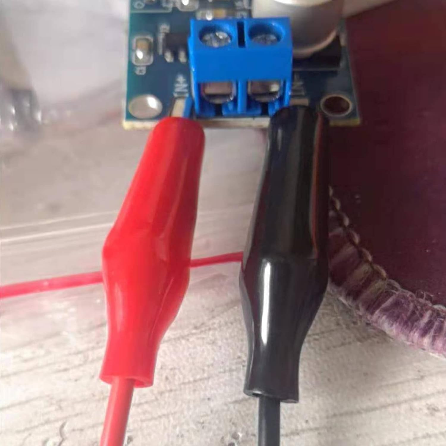 4 Groups 1M Alligator Clips Electrical, Insulated Test Leads with Alligator