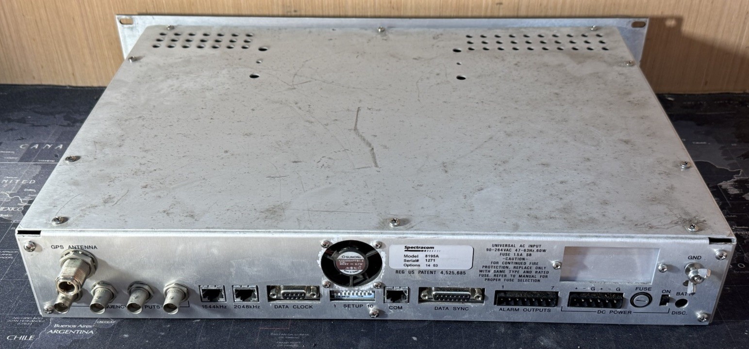 Spectracom 8195A – GPS Ageless Master Oscillator (Options 14 53)