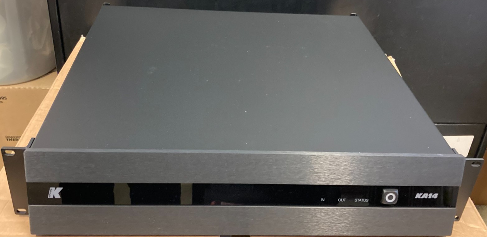 NEW OPEN BOX K-ARRAY Kommander K414I Audio Power 4x600W, 20hm
