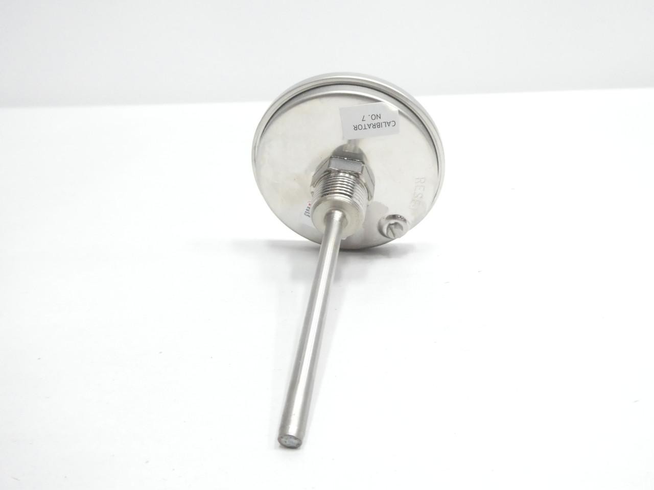Ashcroft 30EI60R040-20/120C Bimetal Thermometer 3in 4in -20-120c 1/2in Npt