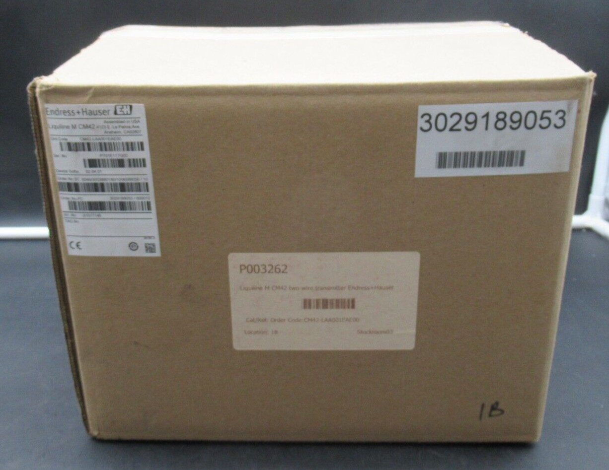 *US SELLER* Endress+Hauser Liquiline M CM42 Two-Wire Transmitter LAA001EAE00